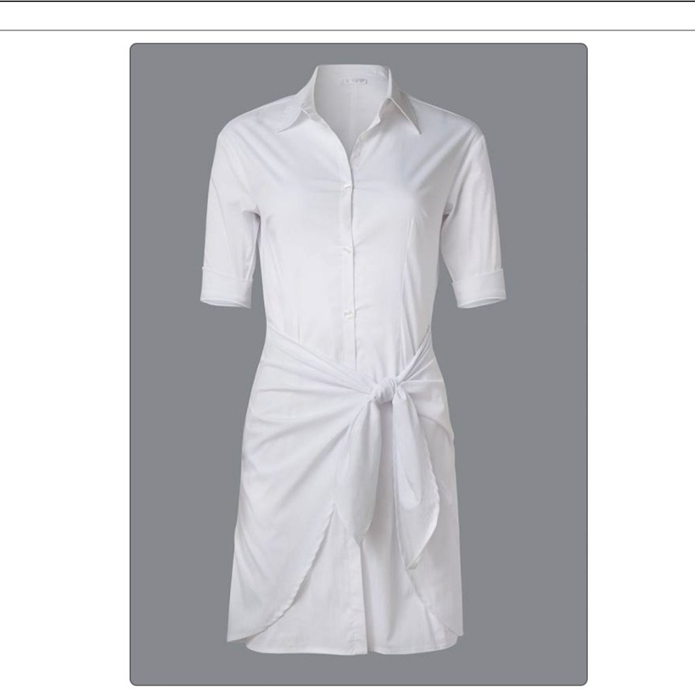 NEVER WORN! Shirt wrap dress
